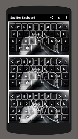 Sad Boy Keyboard Theme Screenshot 0