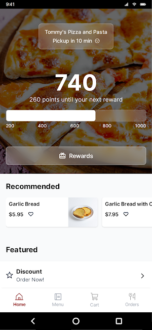 Tommy's Pizza and Pasta Screenshot 0
