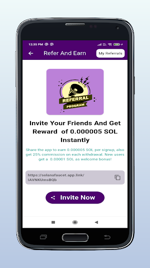 E1 Sol Faucet Screenshot 3