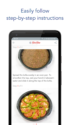 SimSim Middle Eastern Recipes Screenshot 1