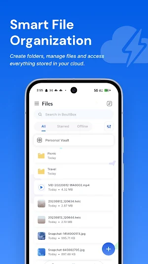 BoultBox: Cloud Storage Screenshot 2