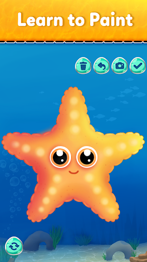 Fish Aquarium Coloring Games Screenshot 3