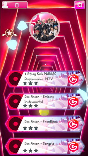 Stray Kiids - Maniac Tiles hop Screenshot 0