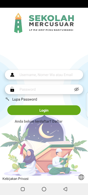 SEKOLAH MERCUSUAR APP Screenshot 1