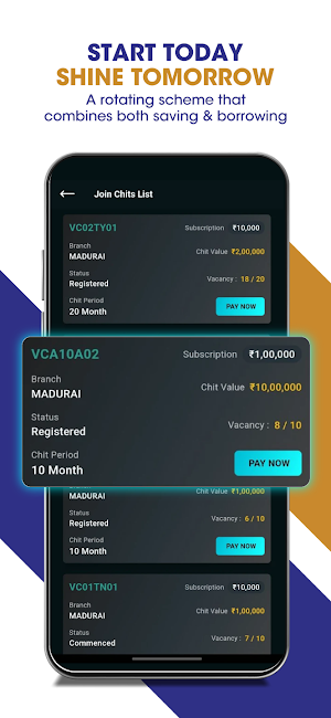 Vaighai Chits Screenshot 2