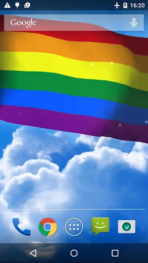 Rainbow Flag LWP Screenshot 0
