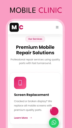 Mobile Clinic – Mobile Service Screenshot 2