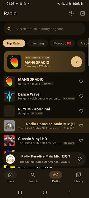 Tuner Radio - Mp3 player Screenshot 3