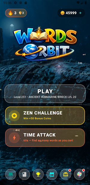 Words Orbit: CrossWords Puzzle Screenshot 0