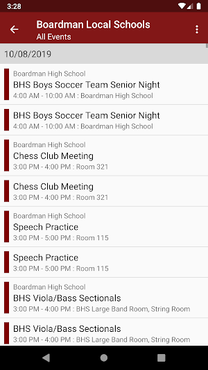 Boardman Local Schools Screenshot 2