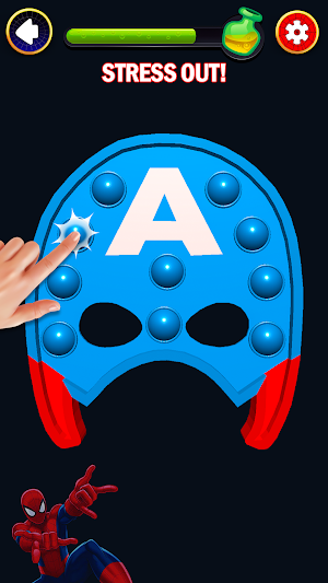 Pop it superhero fighter 3D Screenshot 2