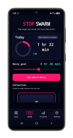 Stop Swarm: Screentime Control Screenshot 0
