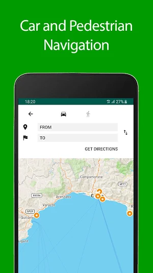 Liguria Offline Map and Travel Guide Screenshot 1
