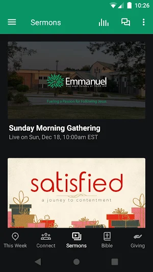 Emmanuel Church Bloomington Screenshot 2
