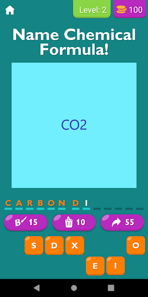Guess The Chemical Formula Screenshot 2