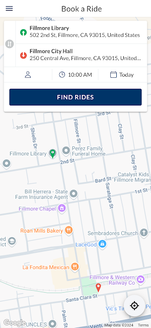 Valley Express Dial-A-Ride Screenshot 2