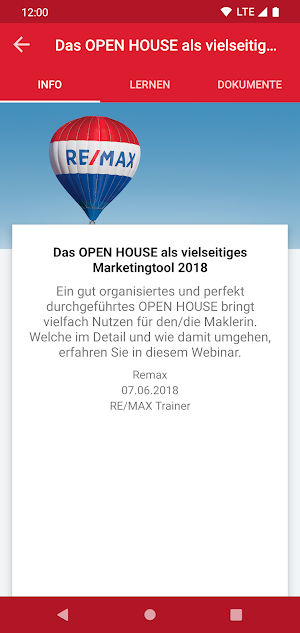 REMAX Austria E-Learning Screenshot 1