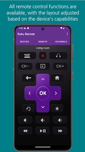 TV Remote Control for Roku TV Screenshot 2