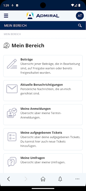 ADMIRALnet Screenshot 3