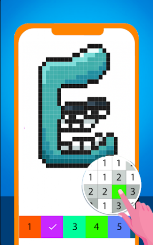 Alphabet Color By Number Paint Screenshot 3