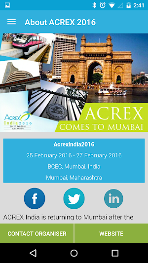 ACREX India 2016 Screenshot 3