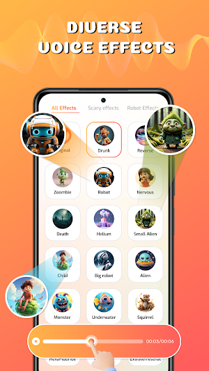 Voice Changer& Sound Effects Screenshot 1