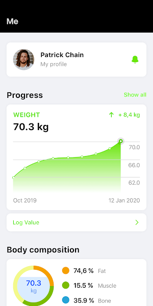 Elite57 FitnessApp Screenshot 2