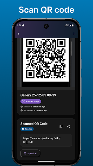 QR Code Scanner and Generator Screenshot 1