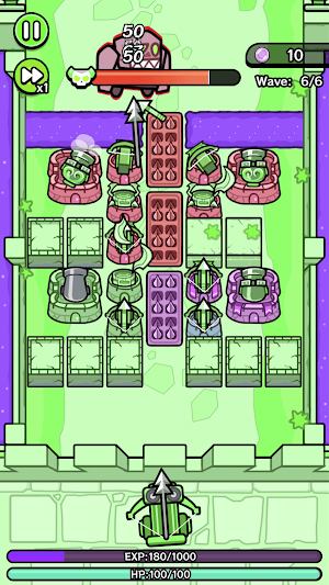 Merge Cards: Zombie Tower Screenshot 1