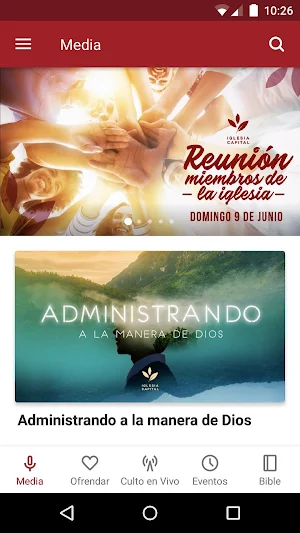 Iglesia Capital App Screenshot 0