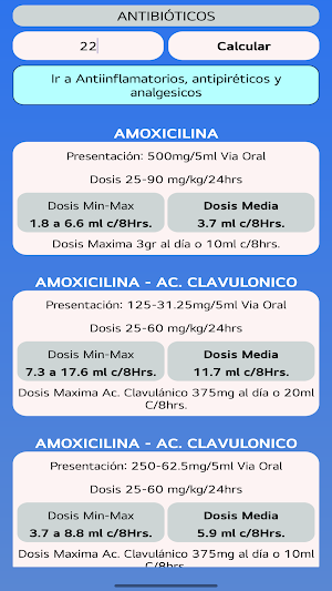 Rapidosis Pediátrica Screenshot 1