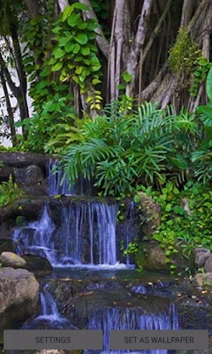 Blue Forest Water LWP Screenshot 0