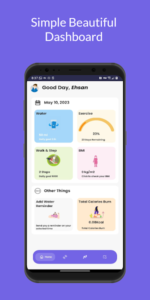 FitMe - Health and Fitness Screenshot 0