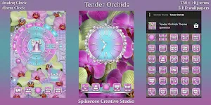 Tender Orchids theme Screenshot 1