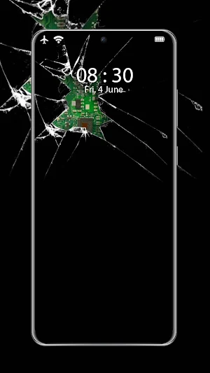 Broken screen wallpaper HD Screenshot 2