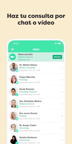 Alan Teleconsultas Screenshot 1