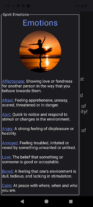 Spirit Emotions Screenshot 1