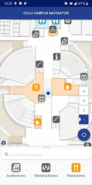 Oulu Campus Navigator Screenshot 0