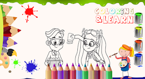 Diana and Roma - Coloring book Screenshot 2