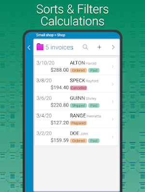 Binders | Database Screenshot 2