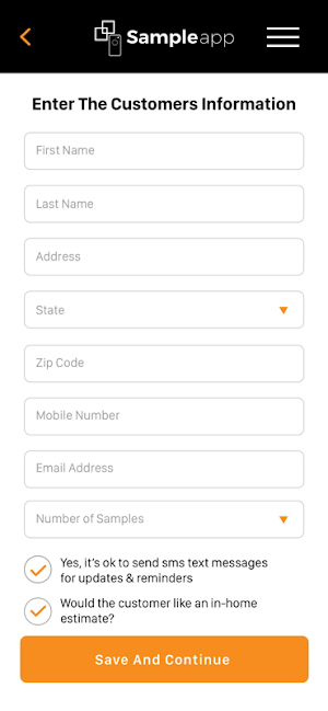 Display Samples App Screenshot 2