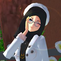 hijab sakura school wallpaper