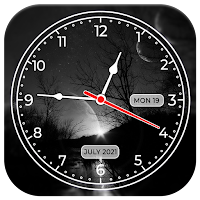 Night Clock Live Wallpaper