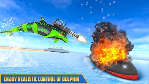 Dolphin Robot Transform: Robot War Screenshot 2