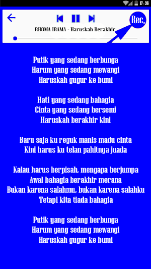 Rhoma Irama Hits Karaoke 2019 Screenshot 2
