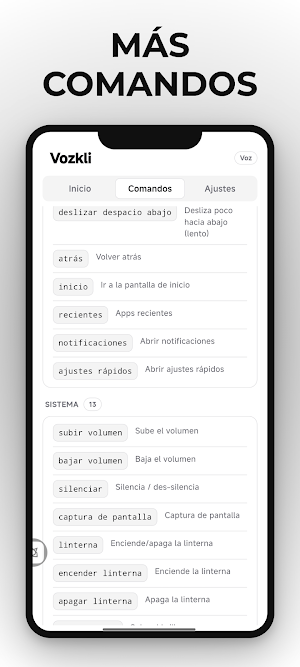 VOZKLI Control Screenshot 3