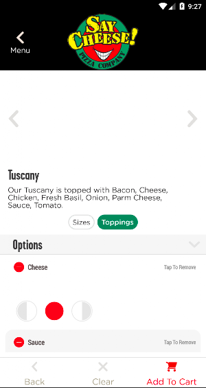 Say Cheese Pizza Screenshot 3
