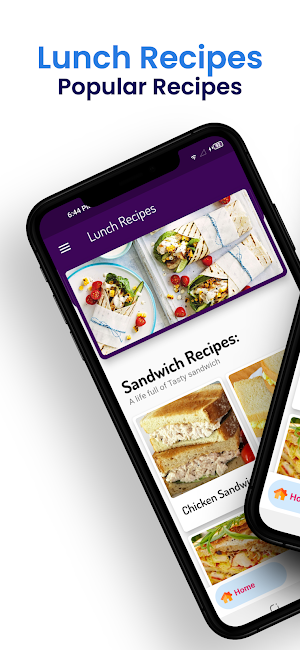 Lunch Recipes Cookbook Screenshot 0