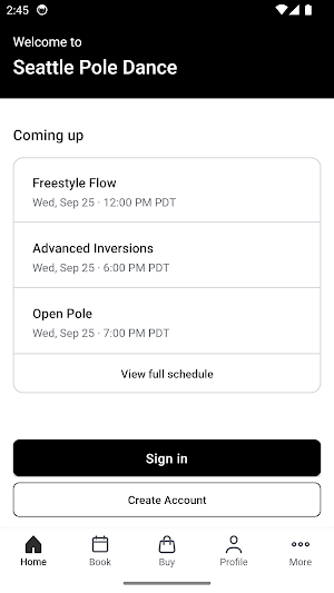 Seattle Pole Dance Screenshot 1