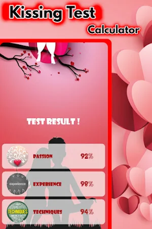 Kissing Test Calculator Prank Screenshot 1